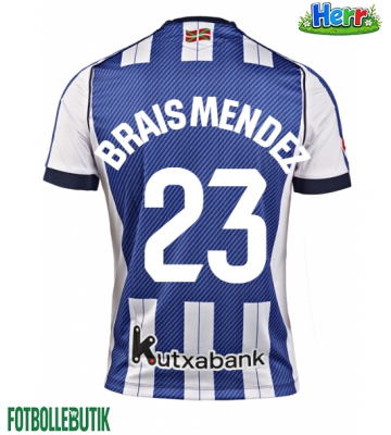 Real Sociedad Brais Mendez #23 Hemmatröja 2025-26 Kortärmad